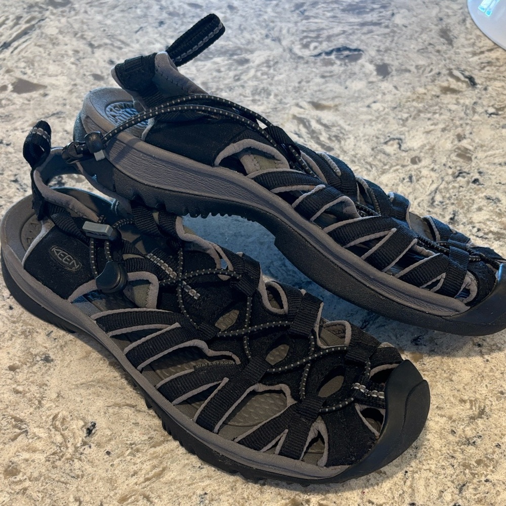 Keen Black and Gray Women's Sandals